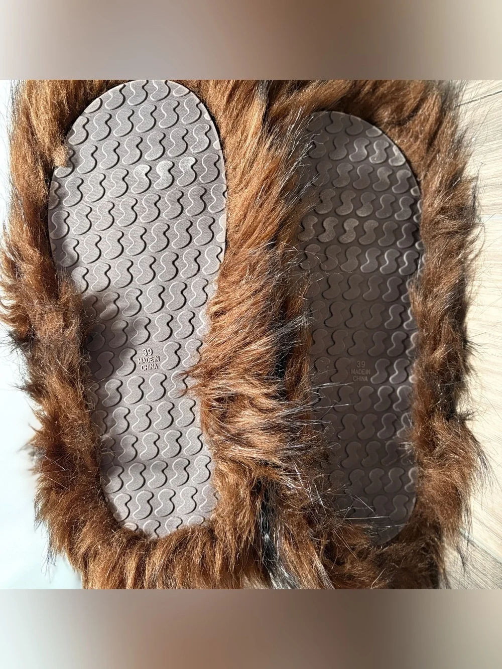 🤎 SKIMS Faux Fur Boot | Cocoa | Size 39 |NWOT 🧸✨